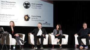 Panel discussion with multiple speakers.